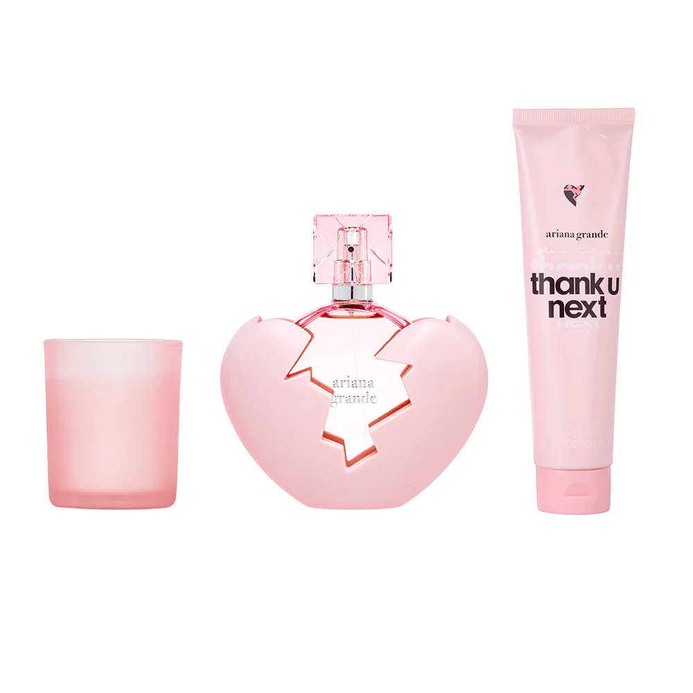Ariana Grande Thank U Next EDP 100 ML + Deluxe Mini + Candle 2025 - Image 2