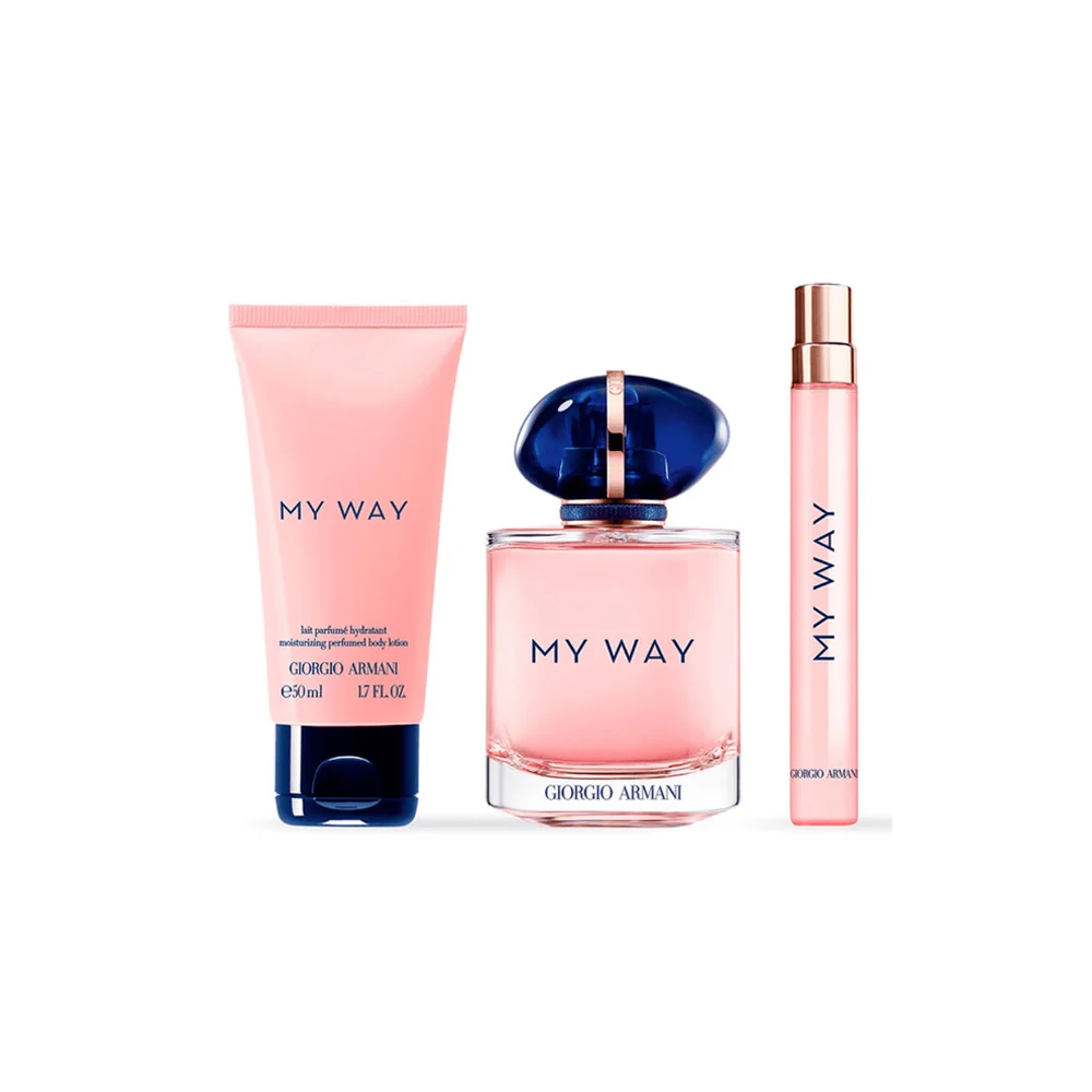 Giorgio Armani Set My Way 90 Ml +10 Mini + Body Lotion 50 Ml  EDP  (M) - Image 2