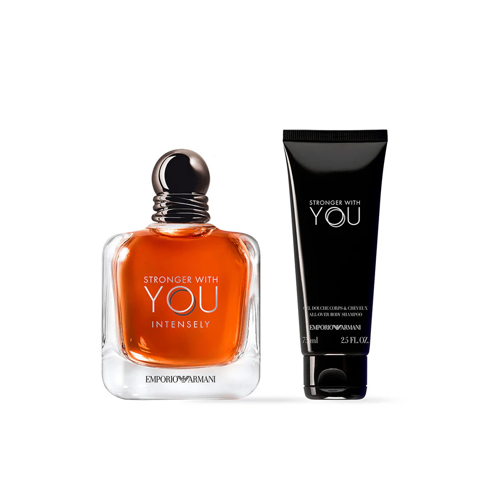 Giorgio Armani Set Stronger With You Intensely Edp 100 Ml + Shower Gel 75 Ml   (H) - Image 2