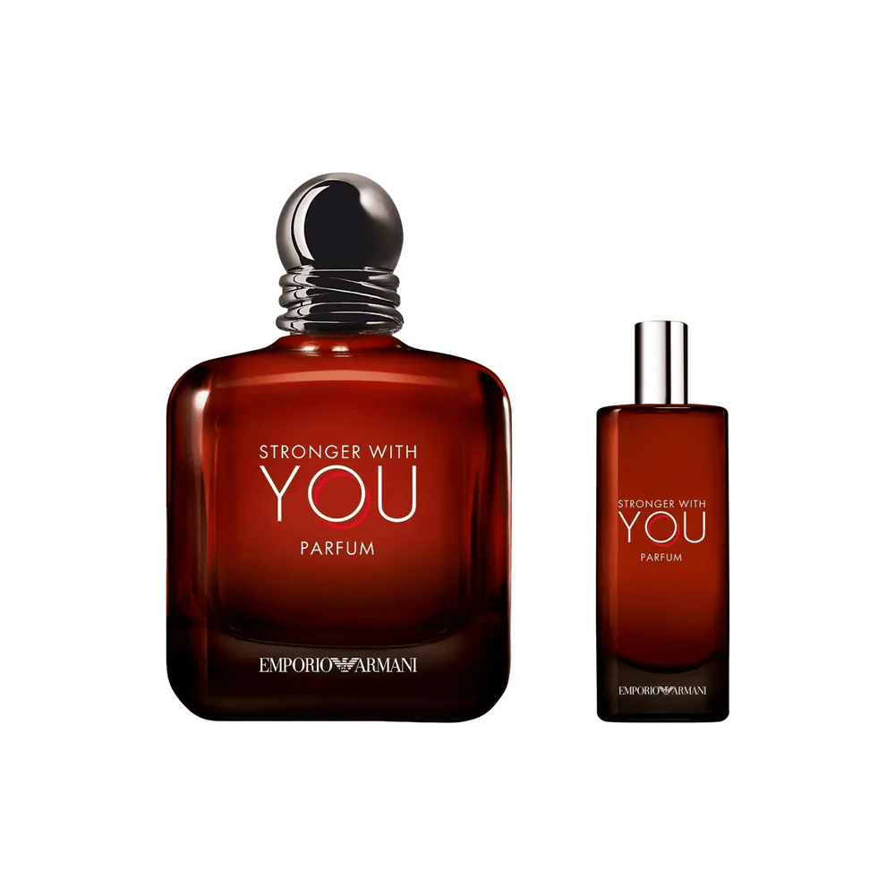 Giorgio Armani Stronger With You Parfum Set 100 Ml + 15 Ml (H) - Image 2