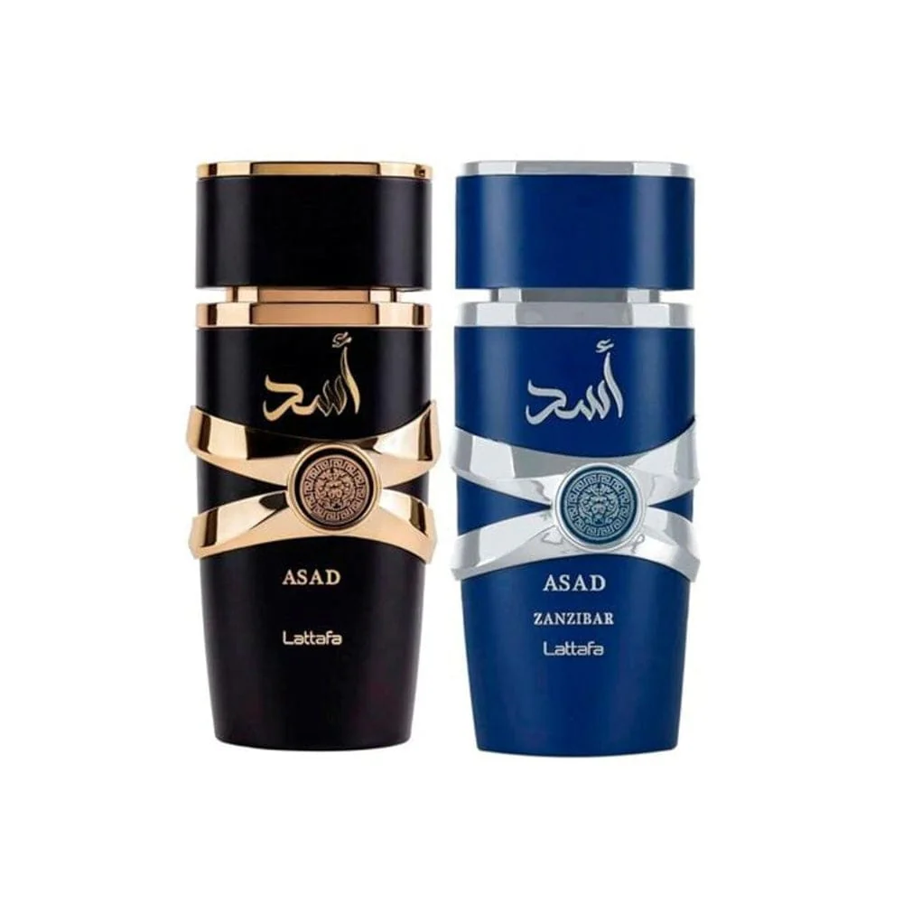 Lattafa - Asad 5TH Anniversary Edition Set EDP Asad 100 ML + Zanzibar 100 ML (H) - Image 2