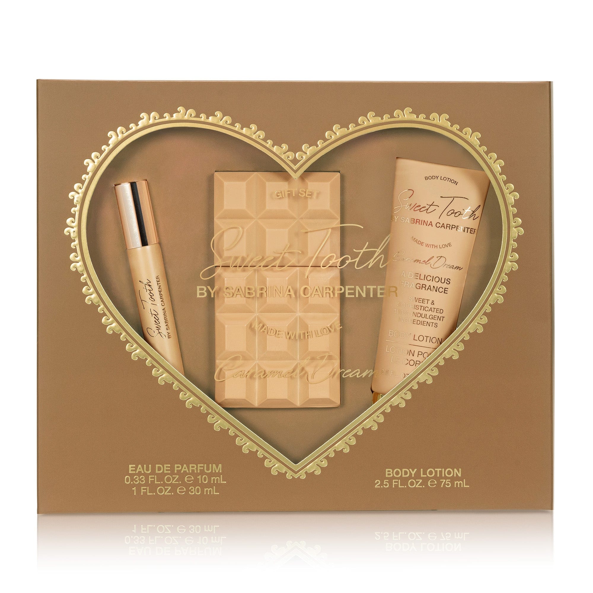 Set Sabrina Carpenter Caramel 10Ml + 30Ml +75 Ml Body Lotion  EDP  (M) - Image 2