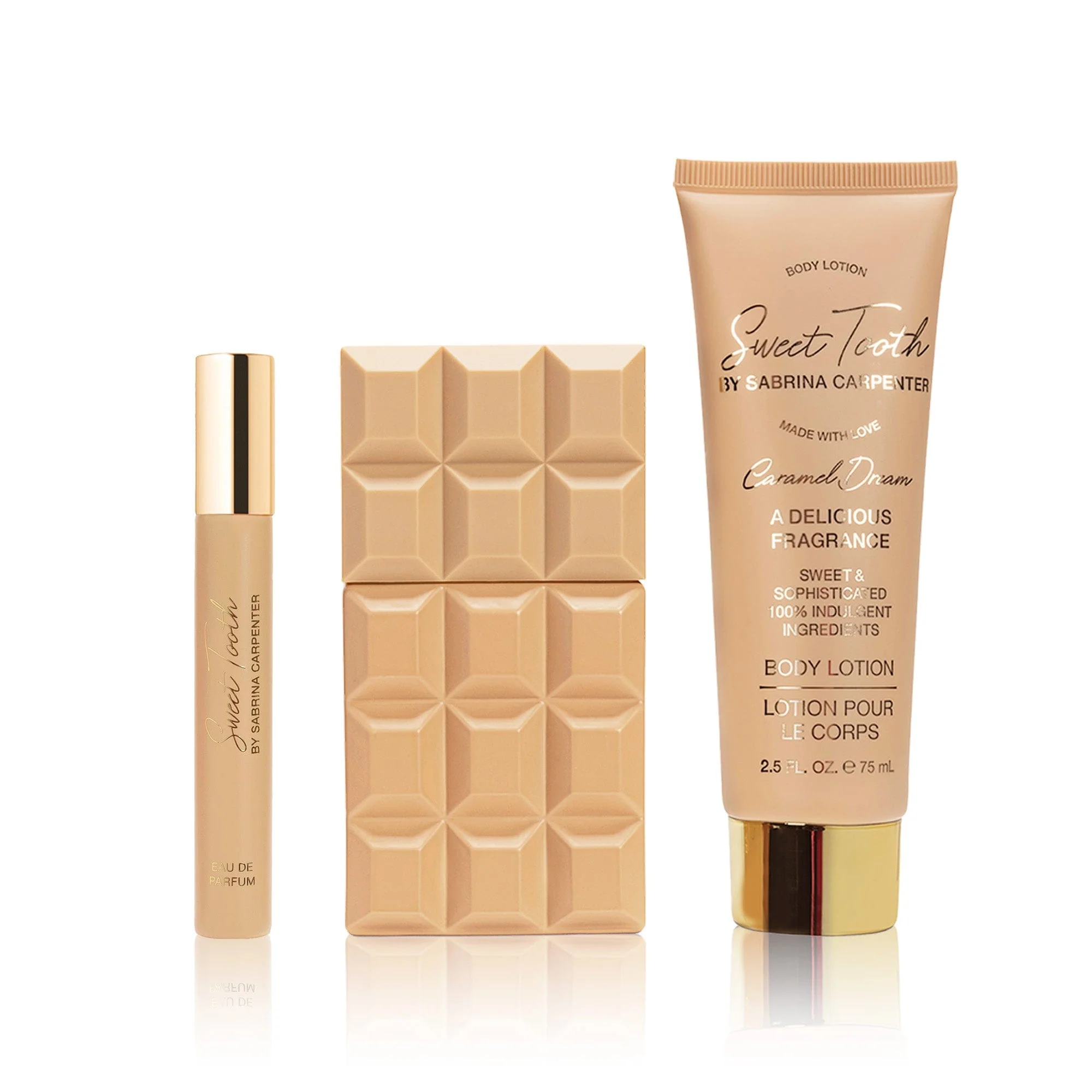 Set Sabrina Carpenter Caramel 10Ml + 30Ml +75 Ml Body Lotion  EDP  (M) - Image 3